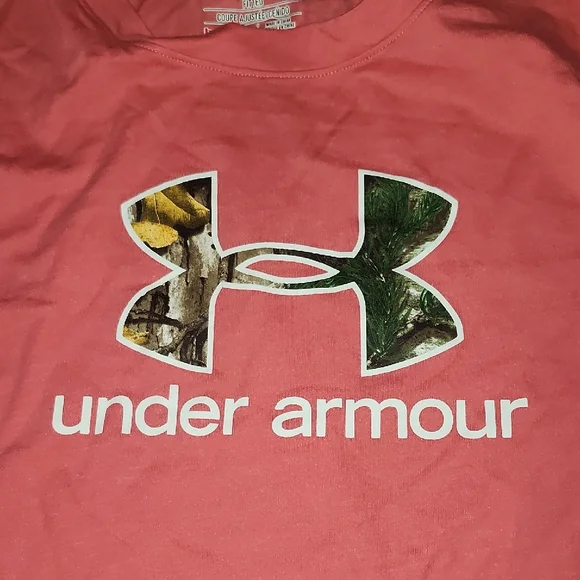Under Armour Vibrant Orange Long Sleeve Tee - Picture 3 of 7